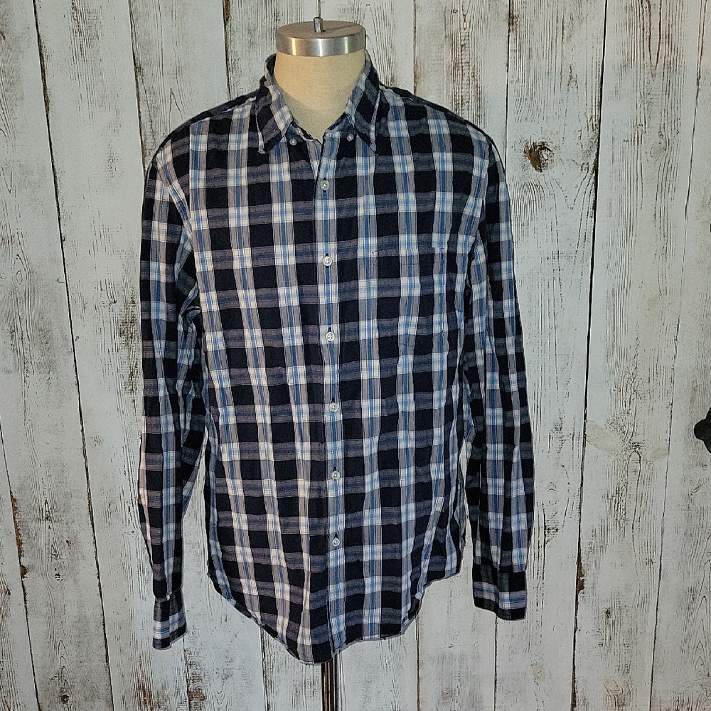 J. Crew Plaid Long Sleeve Shirt